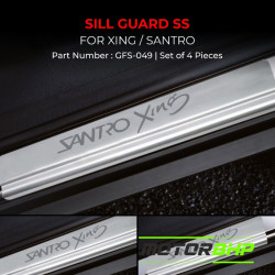 Hyundai Santro Xing Stainless Steel Sill Guard Foot Step Hyundai Santro Xing Stainless Steel Sill Guard Foot Step