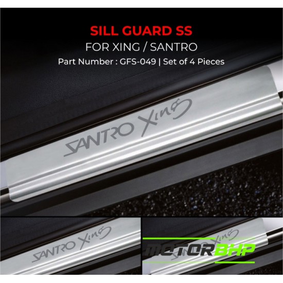 Hyundai Santro Xing Stainless Steel Sill Guard Foot Step