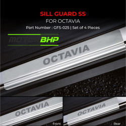 Skoda Octavia Stainless Steel Sill Guard Foot Step  Skoda Octavia Stainless Steel Sill Guard Foot Step