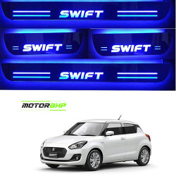 Maruti Suzuki Swift LED Door Foot Step Sill Plate Maruti Suzuki Swift LED Door Foot Step Sill Plate