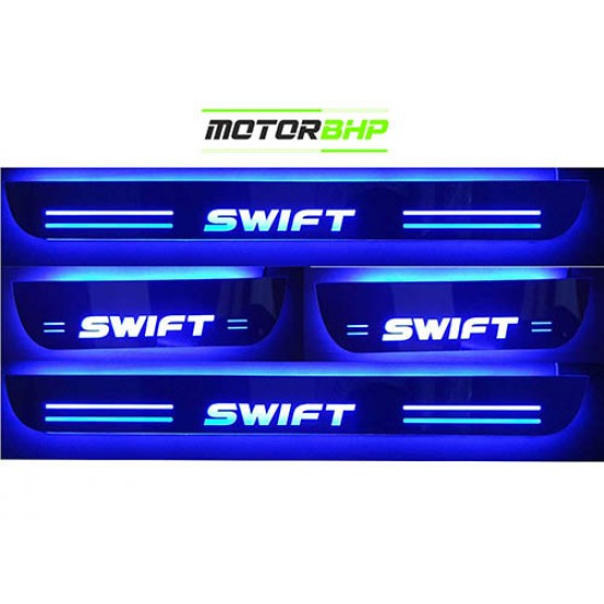 Maruti Suzuki Swift LED Door Foot Step Sill Plate