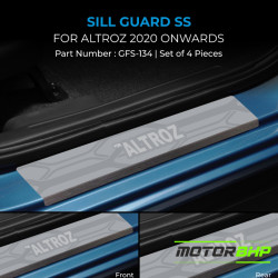 Tata Altroz Stainless Steel Sill Guard Foot Step (2020 Onwards) Tata Altroz Stainless Steel Sill Guard Foot Step (2020 Onwards)