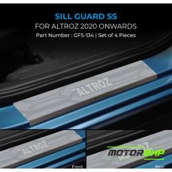 Tata Altroz Stainless Steel Sill Guard Foot Step (2020 Onwards)