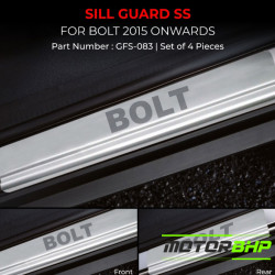 Tata Bolt Stainless Steel Sill Guard Foot Step (2015 Onwards) Tata Bolt Stainless Steel Sill Guard Foot Step (2015 Onwards)