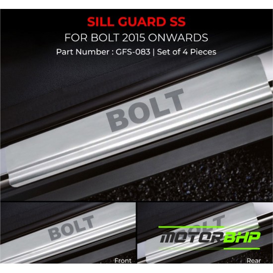 Tata Bolt Stainless Steel Sill Guard Foot Step (2015 Onwards)