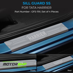 Tata Harrier Stainless Steel Sill Guard Foot Step Tata Harrier Stainless Steel Sill Guard Foot Step