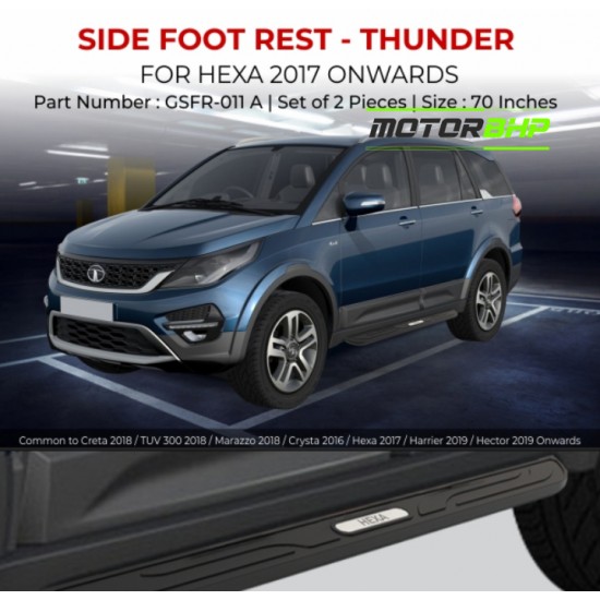 Tata Hexa Side Foot Rest- Thunder (2017-Onwards)