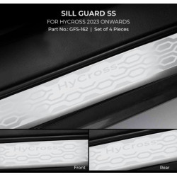  Toyota Hycross Stainless Steel Sill Guard Foot Step (2023-Onwards)