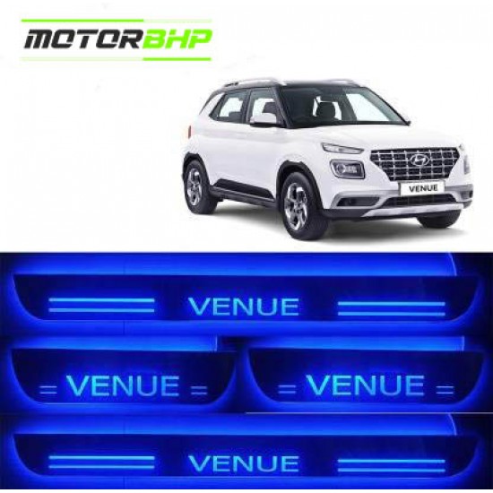  Hyundai Venue LED Door Foot Step Sill Plate