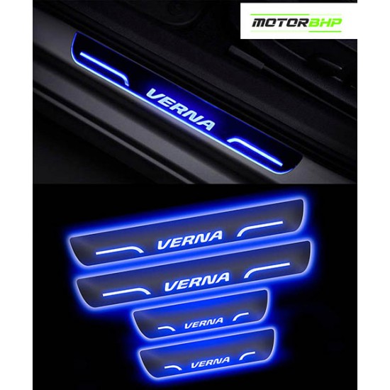 Hyundai Verna LED Door Foot Step Sill Plate