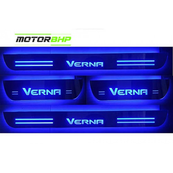  Hyundai Verna LED Door Foot Step Sill Plate