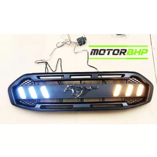  Ford Endeavour Mustang Style Front Grill With LED Lights (2019-Onwards)