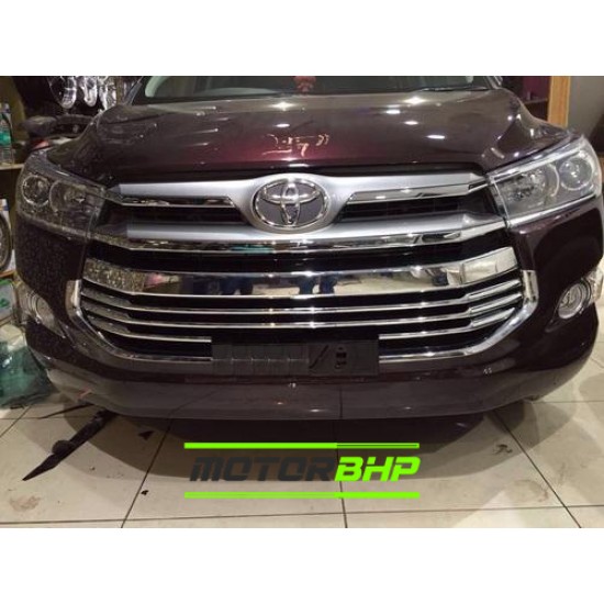 Toyota Innova Crysta Front Grill Chrome Trim