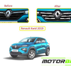 Renault Kwid Front Chrome Grill  Renault Kwid Front Chrome Grill