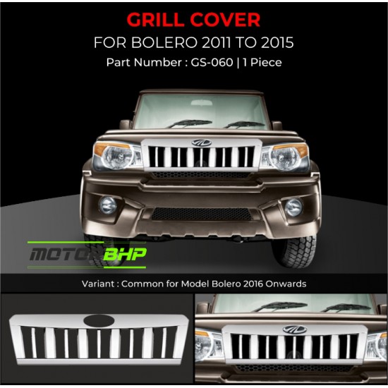  Mahindra Bolero Grill Cover (2011-2015)