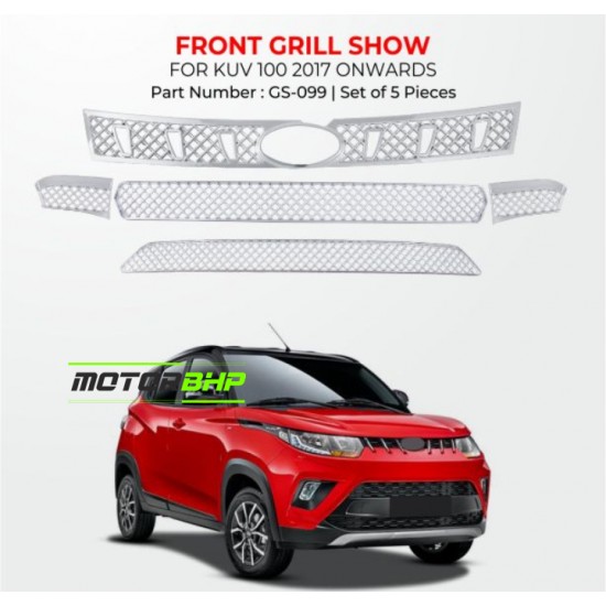  Mahindra KUV100 Front Chrome Grill (2017 Onwards)