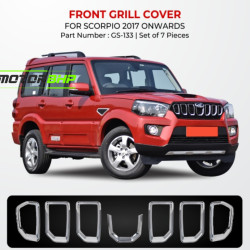 Mahindra Scorpio Front Chrome Grill (2017 Onwards)  Mahindra Scorpio Front Chrome Grill (2017 Onwards)