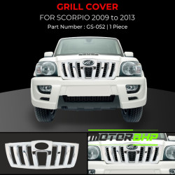 Mahindra Scorpio Front Chrome Grill (2009-2013)  Mahindra Scorpio Front Chrome Grill (2009-2013)