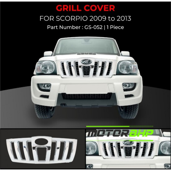  Mahindra Scorpio Front Chrome Grill (2009-2013)