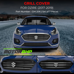 Maruti Suzuki Dzire Front Grill Cover (2017-2019)  Maruti Suzuki Dzire Front Grill Cover (2017-2019)