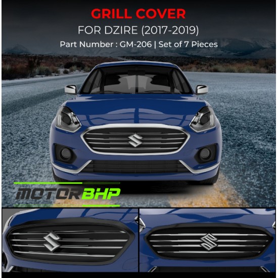  Maruti Suzuki Dzire Front Grill Cover (2017-2019)