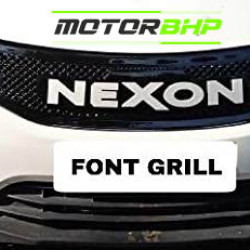 Tata Nexon Alpha Letter White Front Grill Tata Nexon Alpha Letter White Front Grill