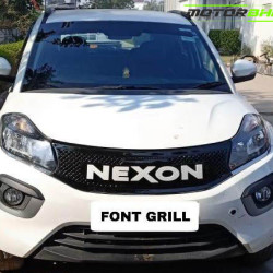 Tata Nexon Alpha Letter White Front Grill Tata Nexon Alpha Letter White Front Grill