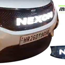 Tata Nexon Front Grill Alpha LED Letter  Tata Nexon Front Grill Alpha LED Letter
