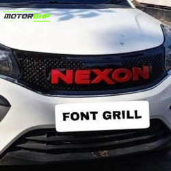 Tata Nexon Alpha Letter Red Front Grill  Tata Nexon Alpha Letter Red Front Grill