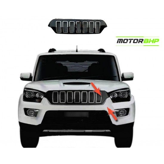  Mahindra Scorpio Front Grill M-Hawk (Jeep Compass Style)