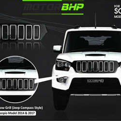 Mahindra Scorpio Front Grill M-Hawk (Jeep Compass Style)  Mahindra Scorpio Front Grill M-Hawk (Jeep Compass Style)