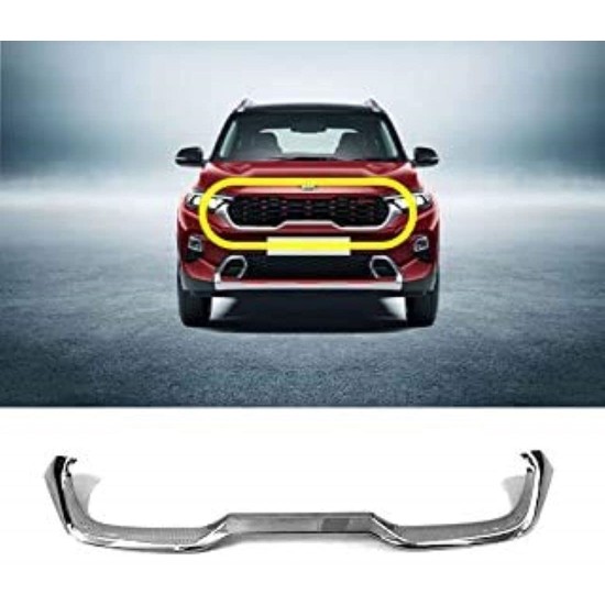 Kia Sonet Front Grill Chrome Garnish 