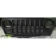  Mahindra Thar 2020 Fiber Front Gladiator Angry Bird Grill with DRL, Black Colour