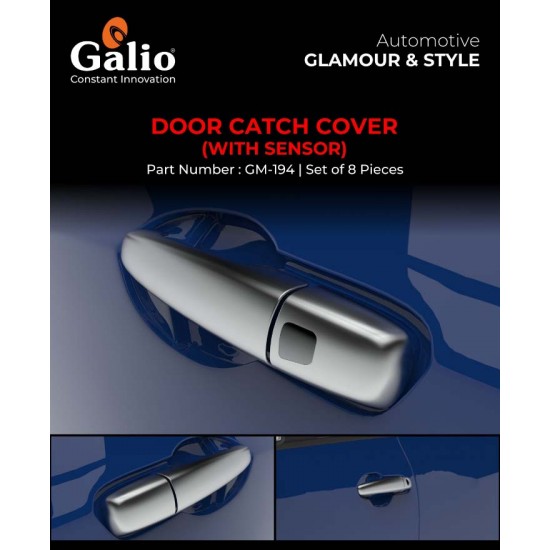 Galio Maruti Suzuki Baleno Chrome Door Handle Cover With Sensor Cut (2015-Onwards)