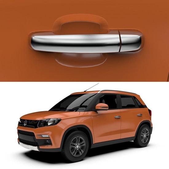 Galio Maruti Suzuki Vitara Brezza Chrome Door Handle Cover Without Sensor Cut (2016-Onwards)