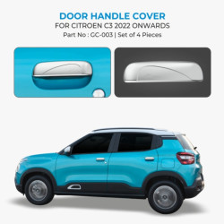 Citroen C3 Door Handle Chrome Cover (2022-Onwards)  Citroen C3 Door Handle Chrome Cover (2022-Onwards)