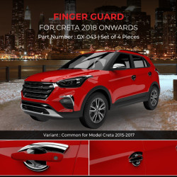 Hyundai Creta Finger Guard Chrome (2015-2018) Hyundai Creta Finger Guard Chrome (2015-2018)