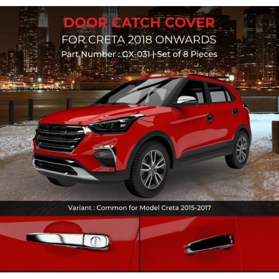 Hyundai Creta Chrome Door Handle Cover (2015-2018)