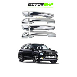 Hyundai Creta 2020 Chrome Door Handle Cover + Handle Bowl Cover Hyundai Creta 2020 Chrome Door Handle Cover + Handle Bowl Cover