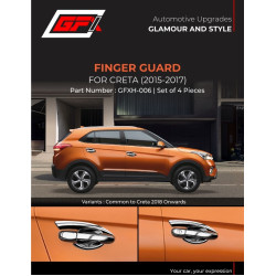 GFX Hyundai Creta 2015-Onwards Finger Guard Chrome 
