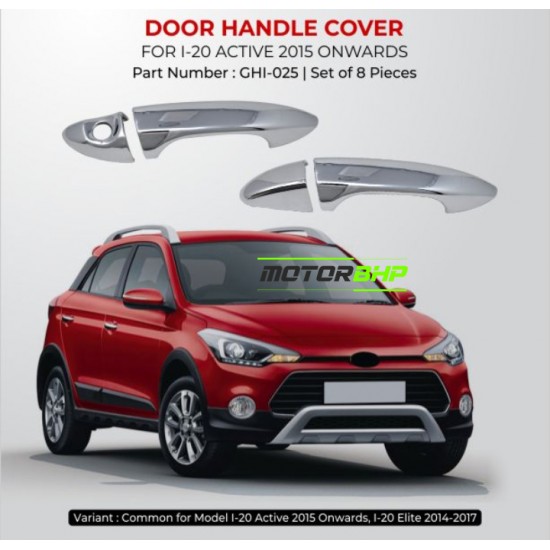 Hyundai i20 Active (2015 onwards) Chrome Door Handle Cover 
