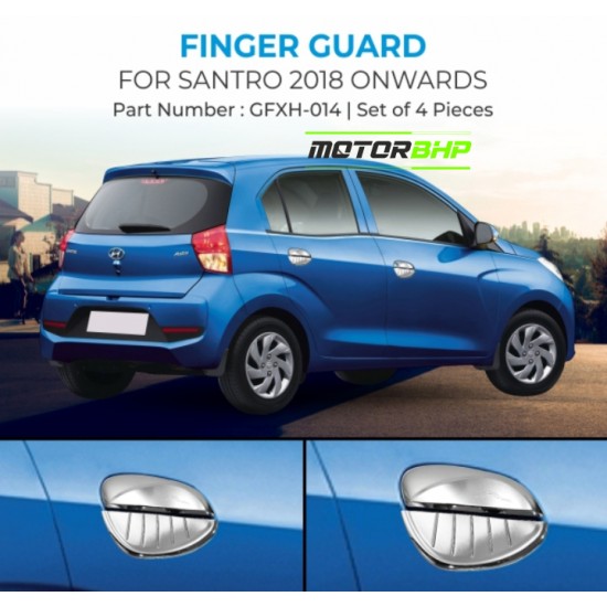 Hyundai Santro (2018 Onwards) Grand Finger Guard Chrome