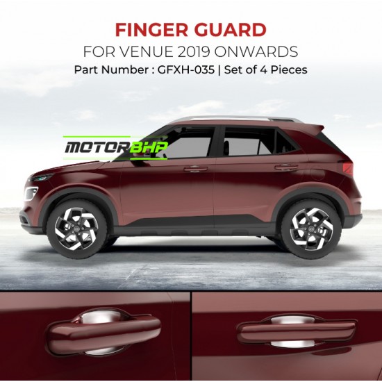 Hyundai Venue (2019 Onwards) Finger Guard Chrome