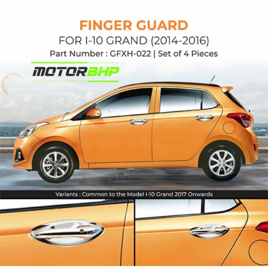Hyundai i10 Grand Finger Guard Chrome (2014-2016)