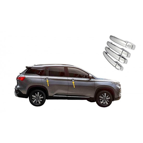 STARiD MG Hector Chrome Door Handle Cover 