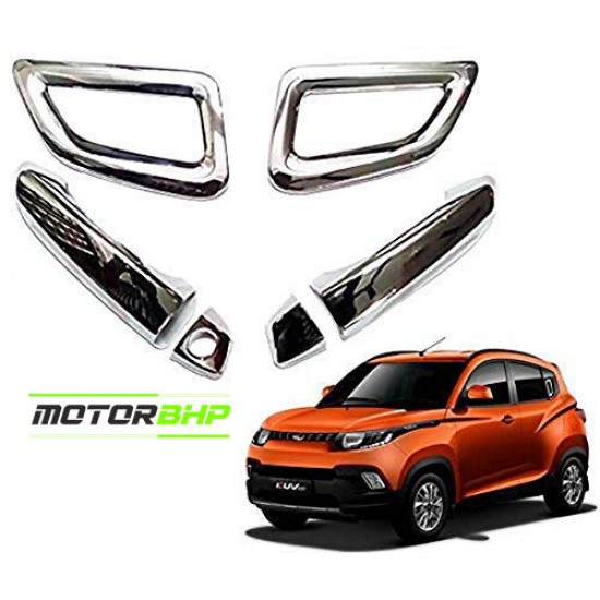 STARiD Mahindra KUV-100 Chrome Door Handle Cover 