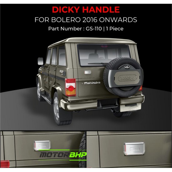 Mahindra Bolero Dicky Handle Cover Chrome (2016 onwards)