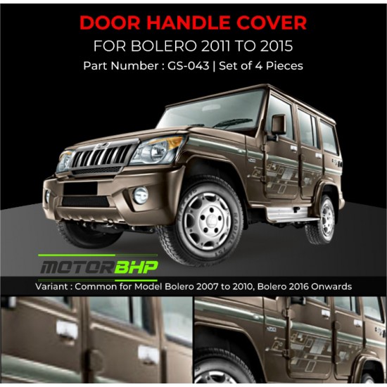 Mahindra Bolero Handle Cover Chrome (2011-2015)