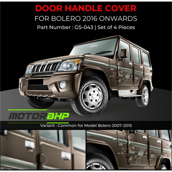 Mahindra Bolero Handle Cover Chrome (2016 onwards)