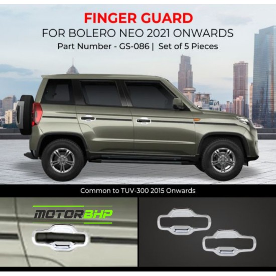 Mahindra Bolero Neo Finger Guard Chrome (2021 Onwards)